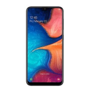 front view of Samsung Galaxy A20 2019 smartphone